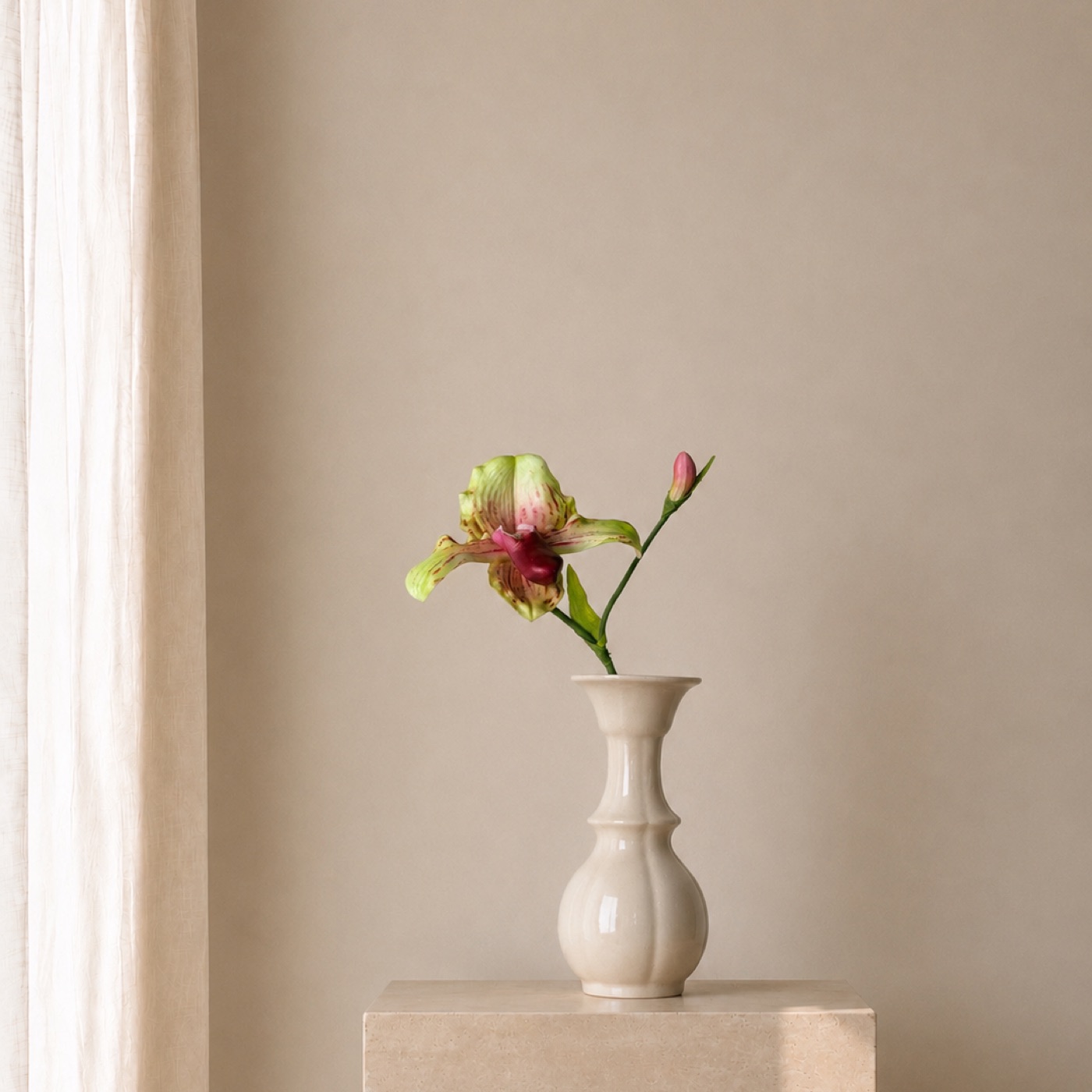 Mauve Orchid Stem Vase