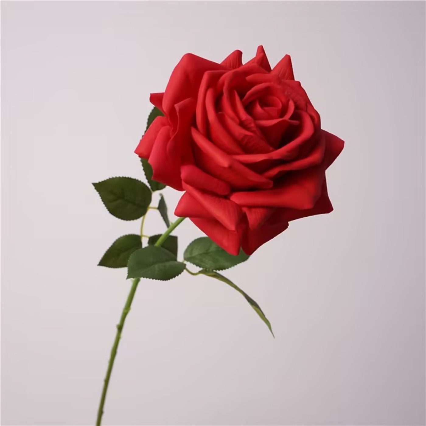 Real-Touch 'Turkish' Rose Stem (Red)