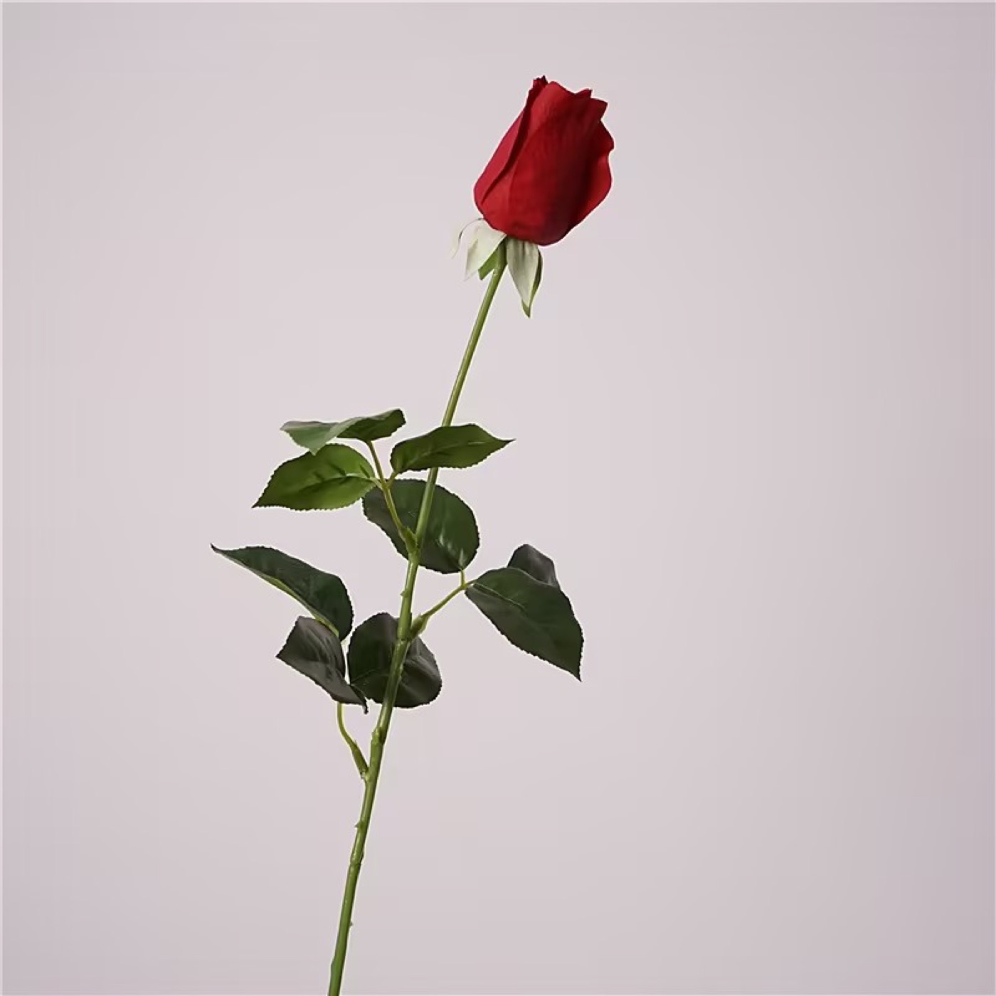 Real-Touch 'Versailles' Rose Stem (Red)