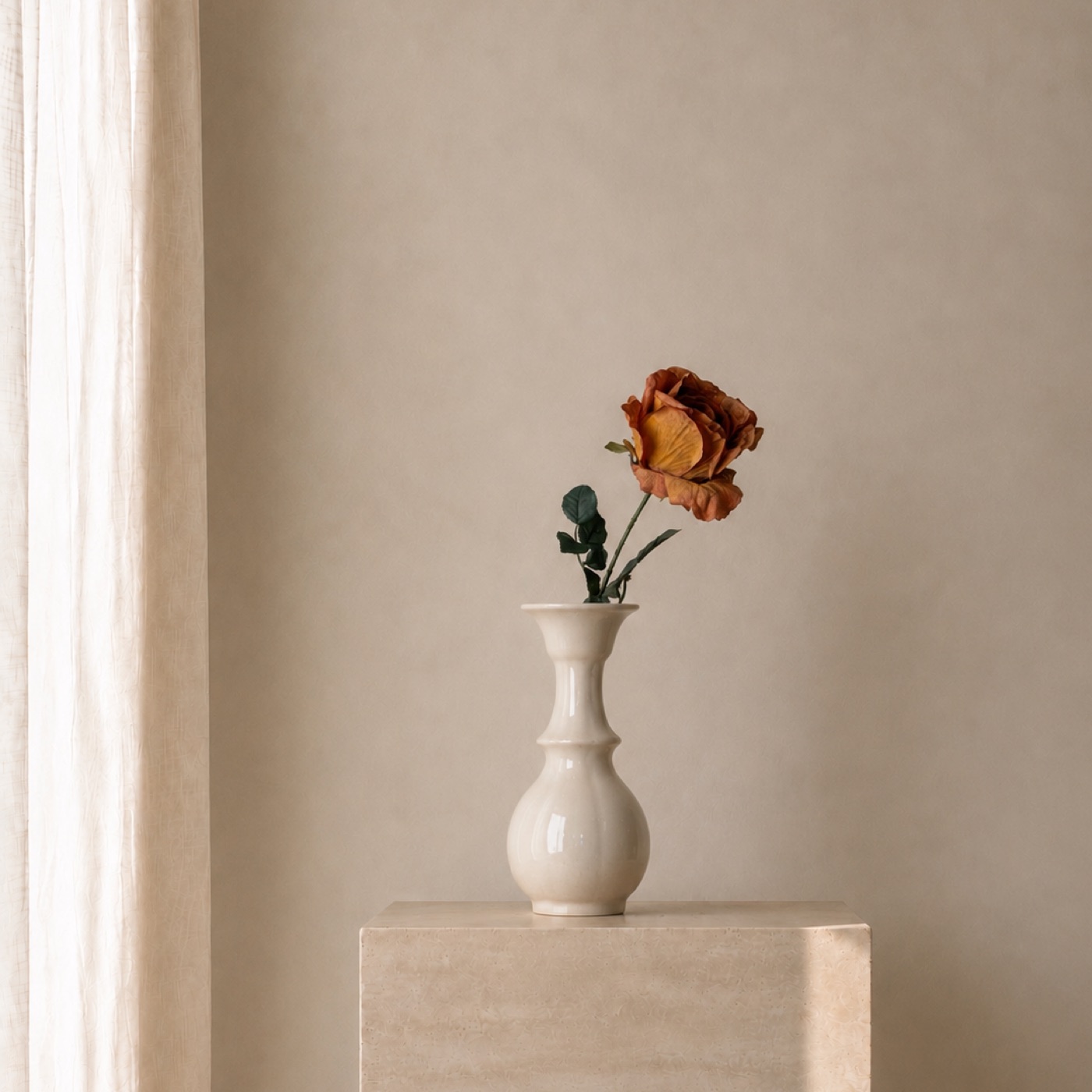 Copper Rose Petite Vase