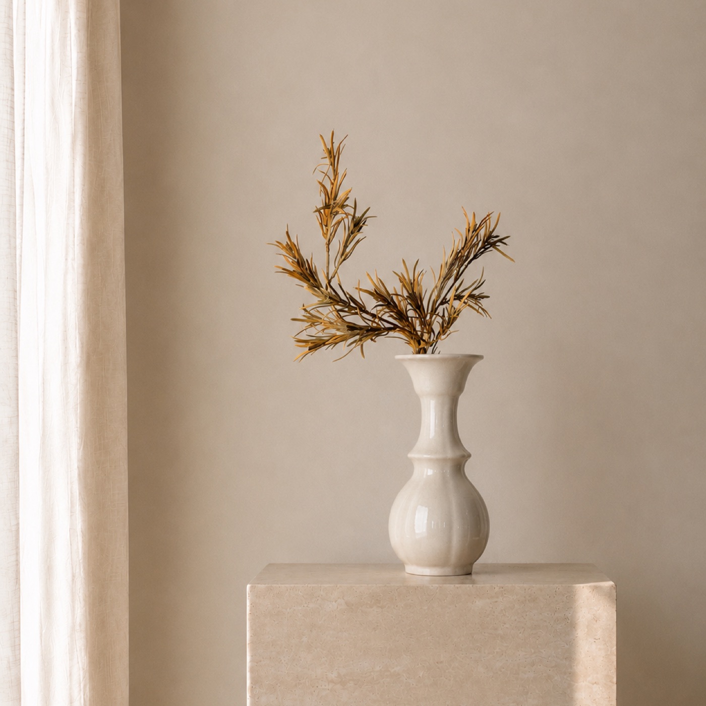 Sienna Fern Stem Vase