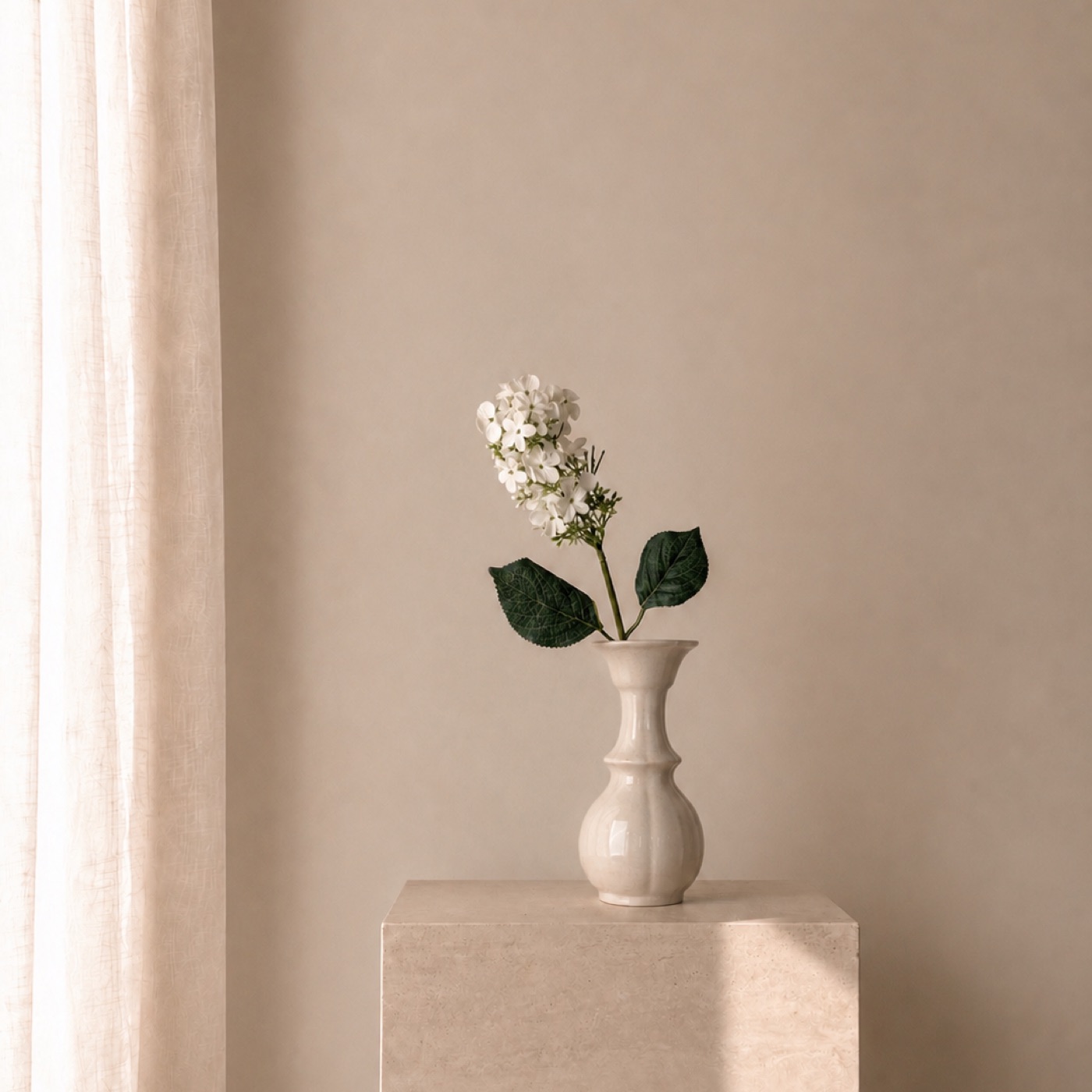 White Phalaenopsis Bud Vase