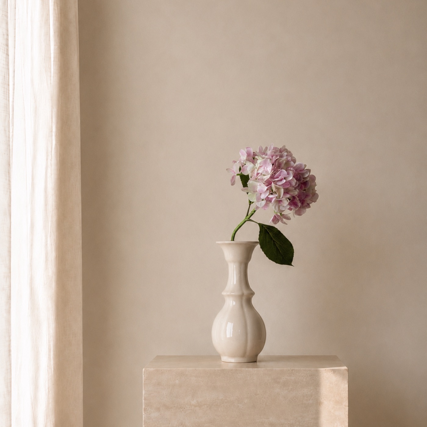 Rose Hydrangea Petite Vase