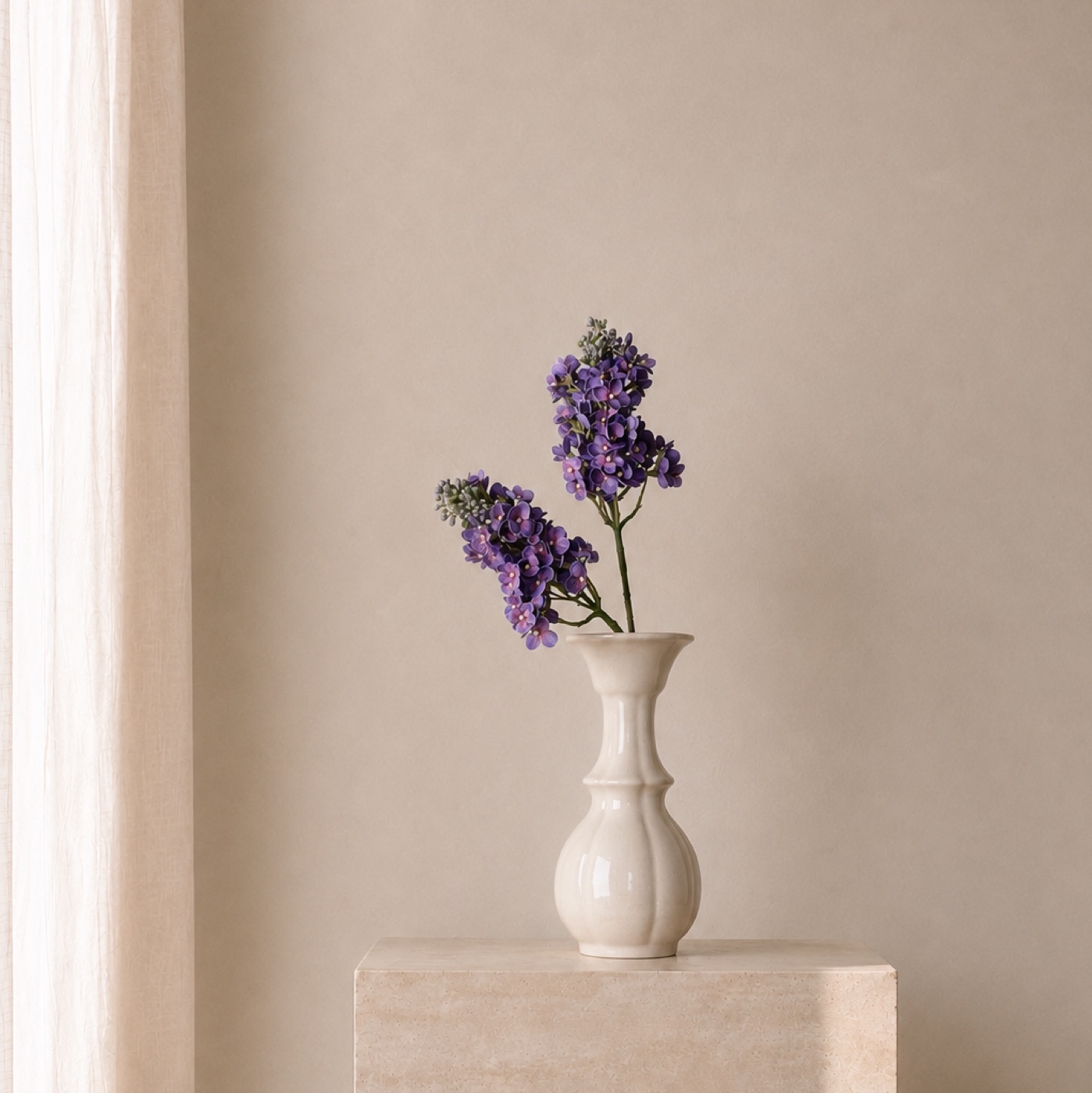 Violet Stock Stem Vase