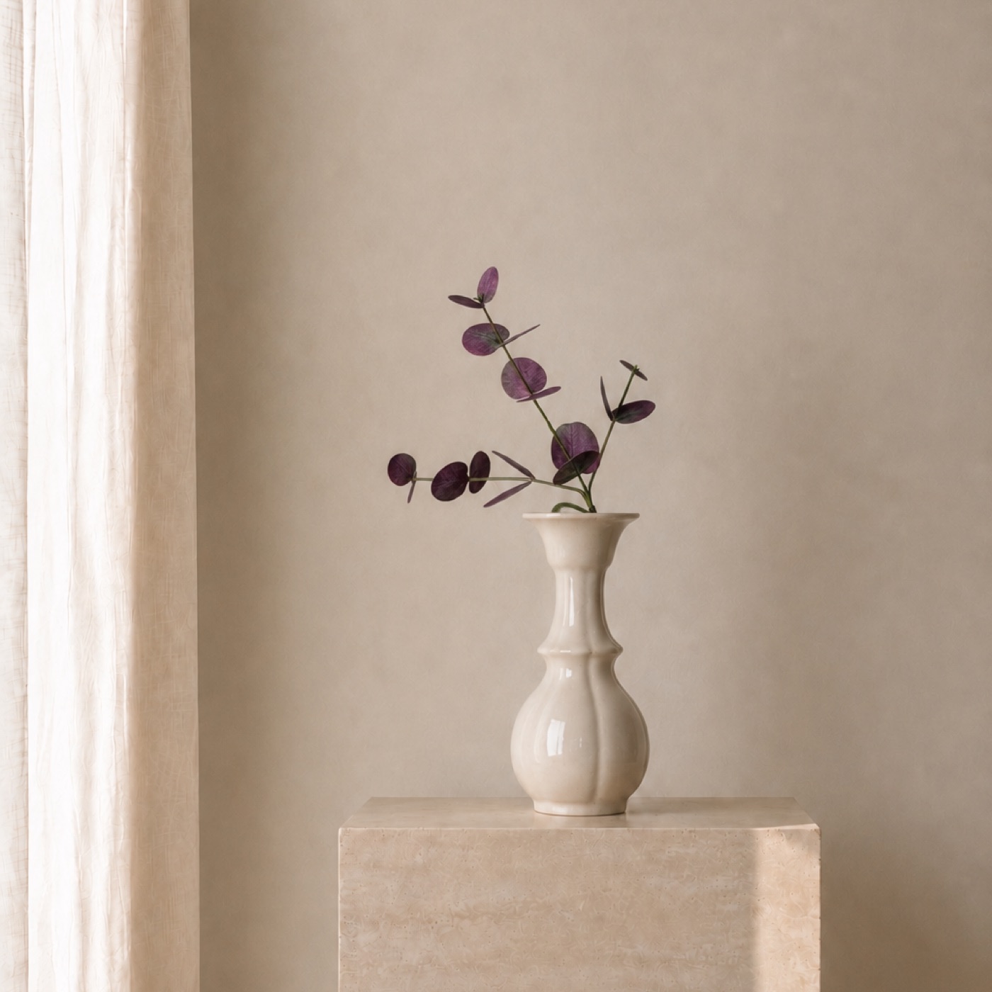 Mulberry Berry Stem Vase