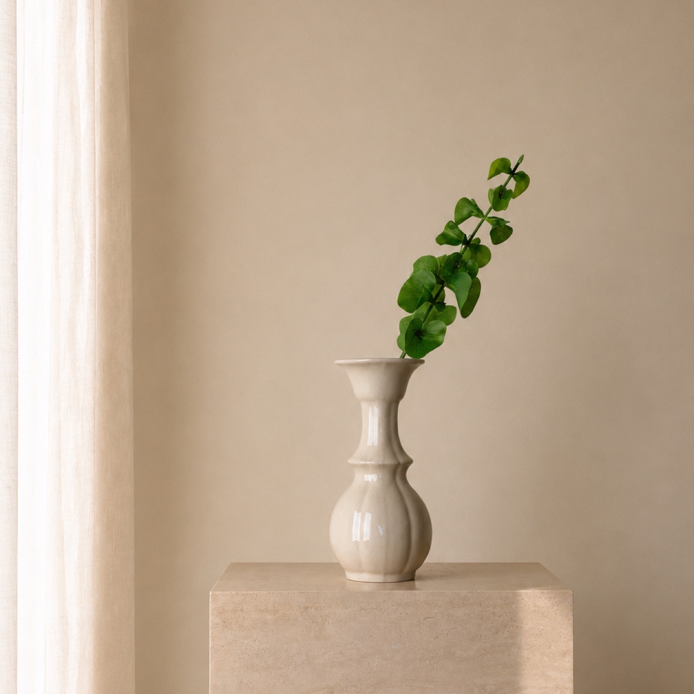 Fresh Oregano Stem Vase