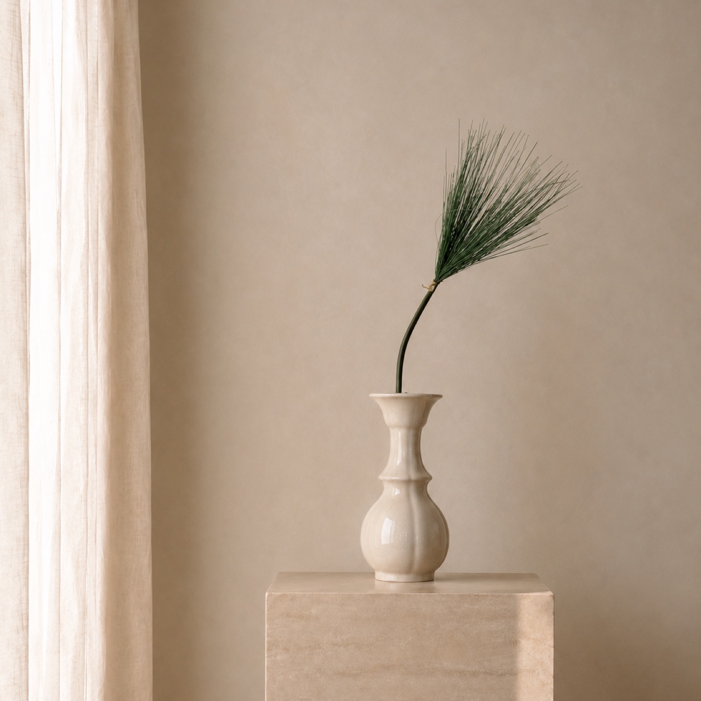 Pine Needle Solitary Vase