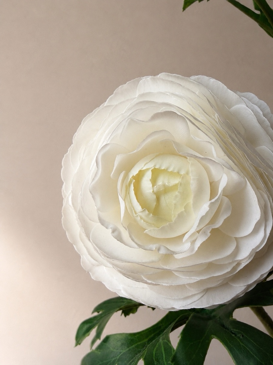 Real-Touch Lisianthus Spray, 3-Bloom (White)