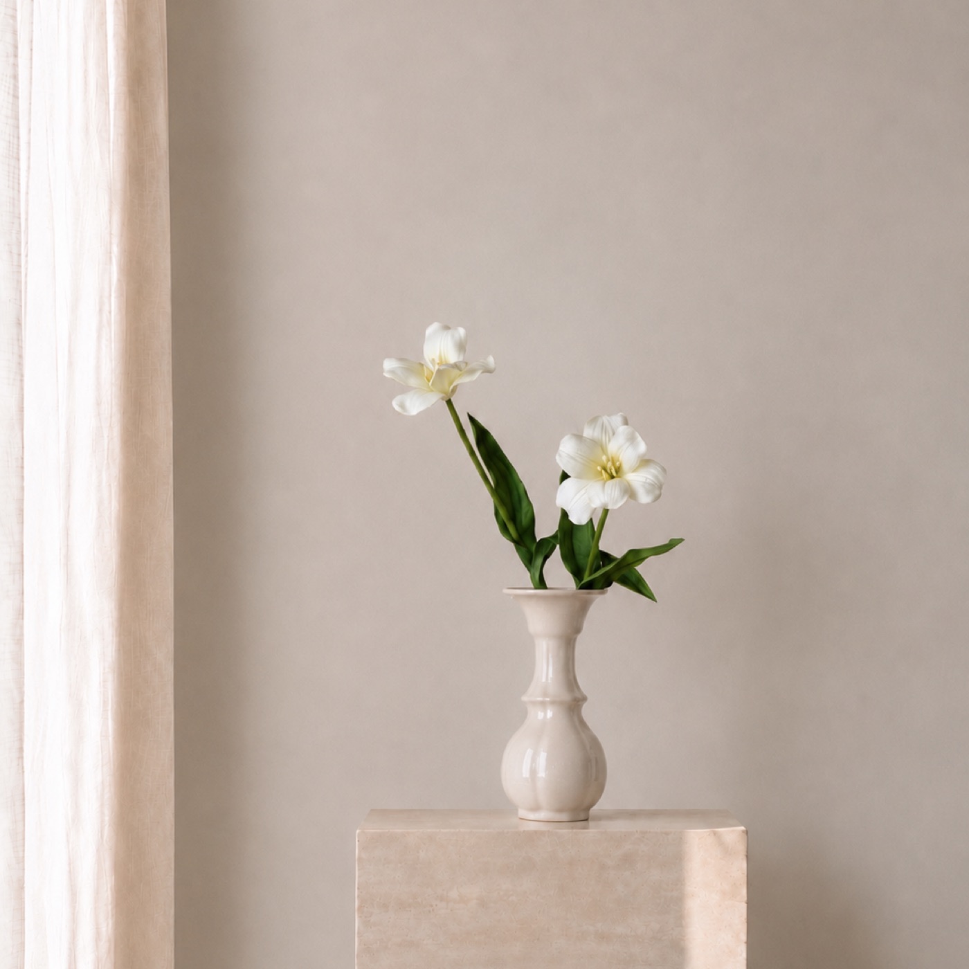 Narcissus Porcelain Vase