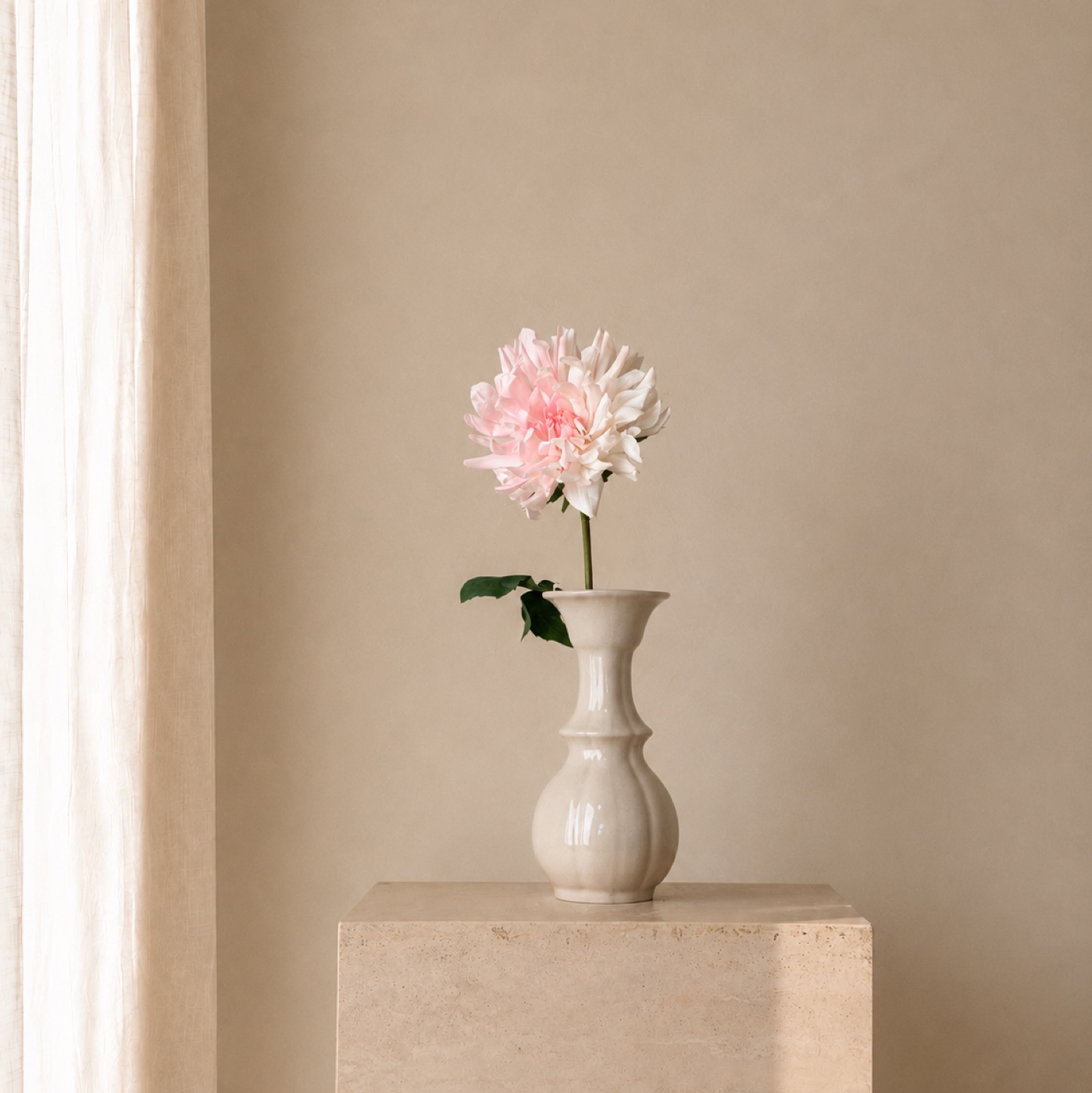 Blush Peony Atelier Vase