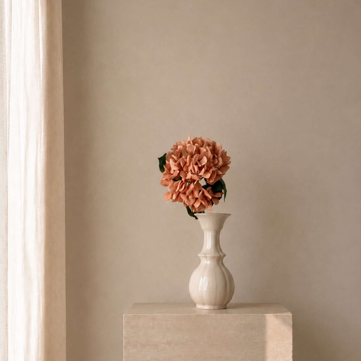 Copper Hydrangea Petite Vase