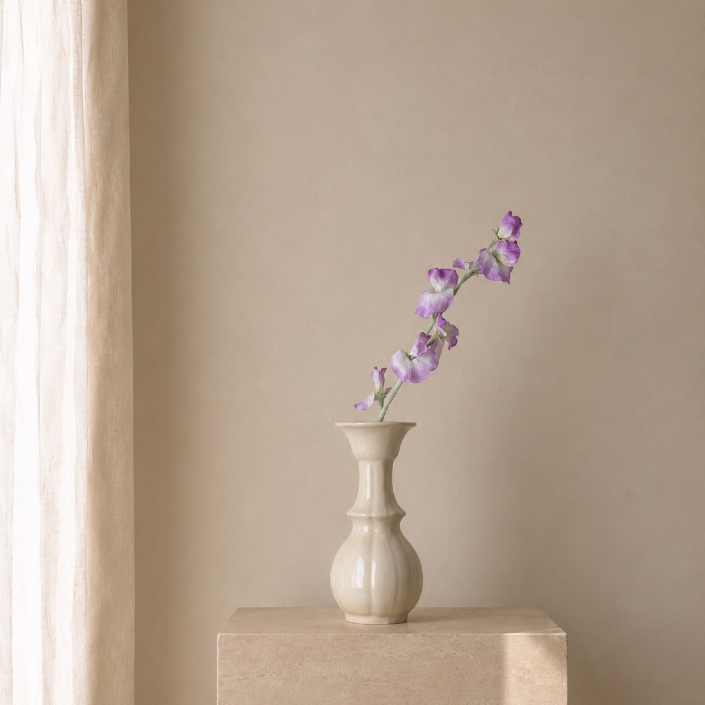 Lavender Larkspur Petite Vase