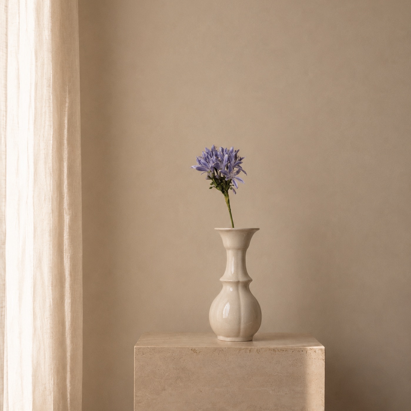 Periwinkle Agapanthus Stem
