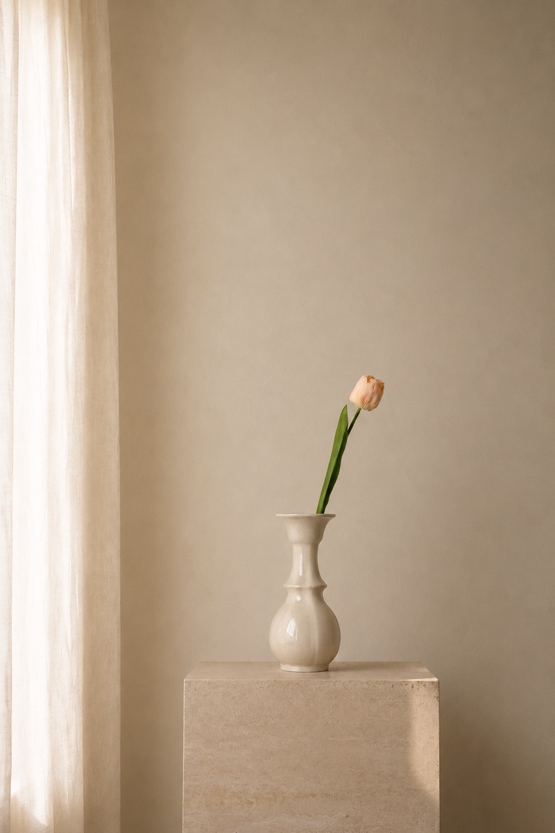 Real-Touch Tulip Stem (Champagne)