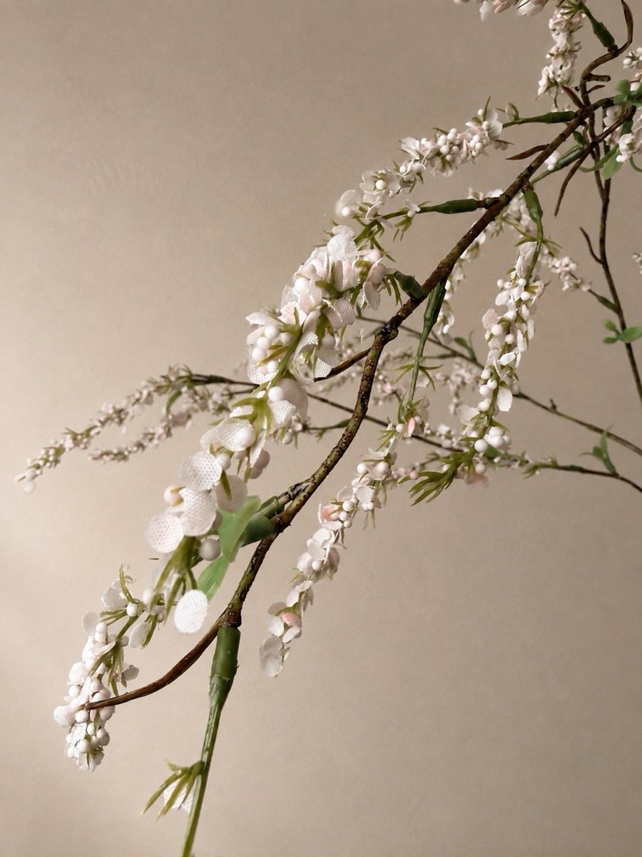 Real-Touch Snow Willow Stem, Long (Pink)
