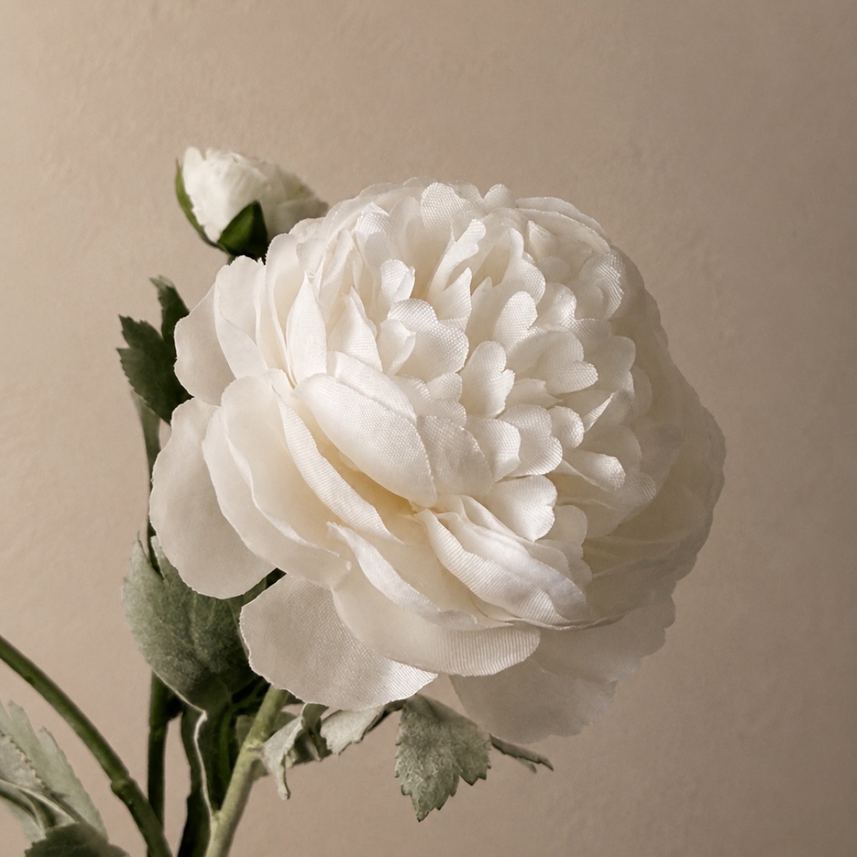 Real-Touch Fancy Lisianthus Spray, 3-Bloom (White) — detail 3