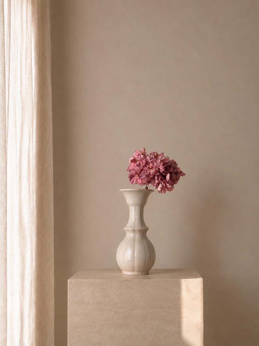 Rose Hydrangea Petite Vase