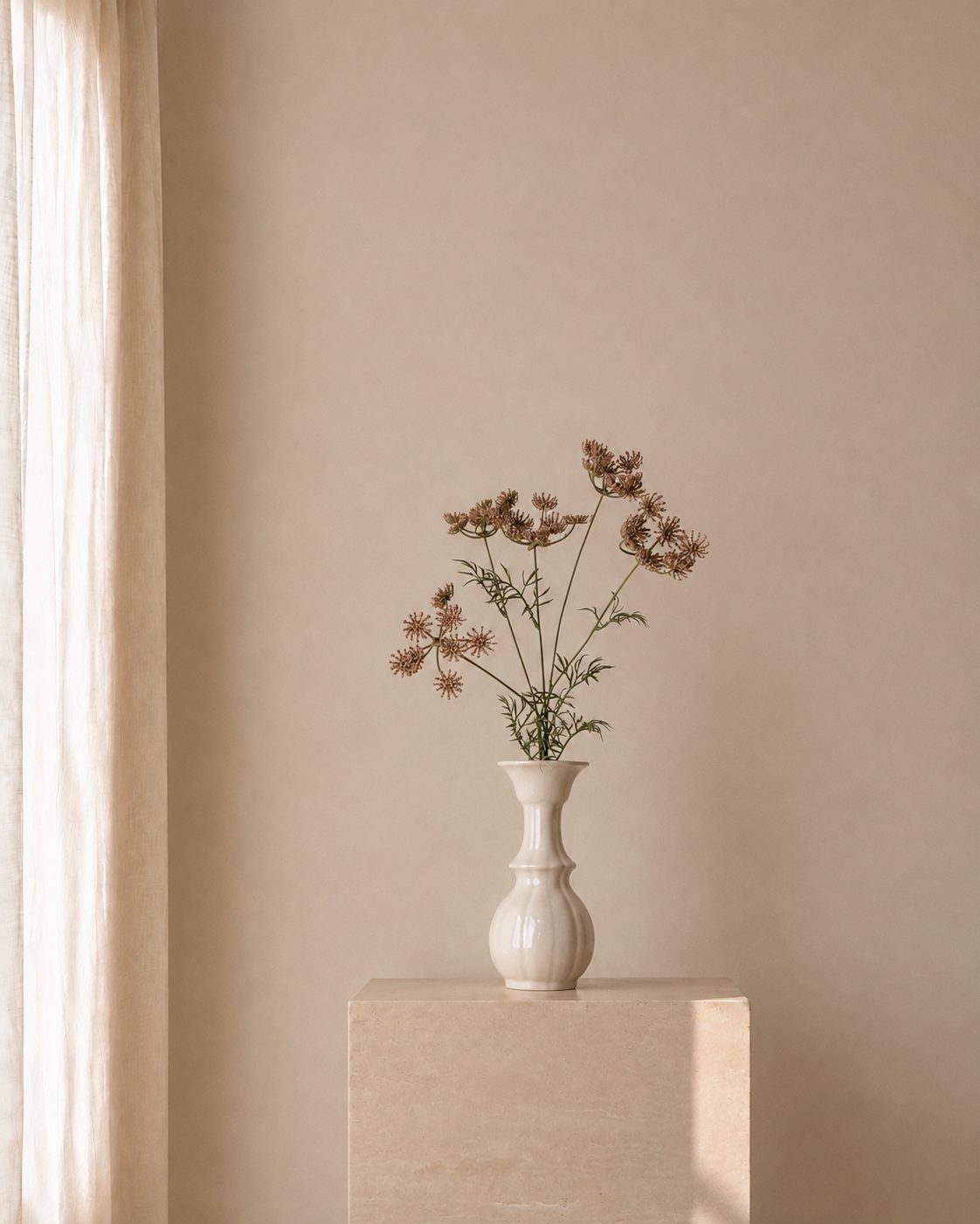 Cocoa Queen Anne Branch Vase
