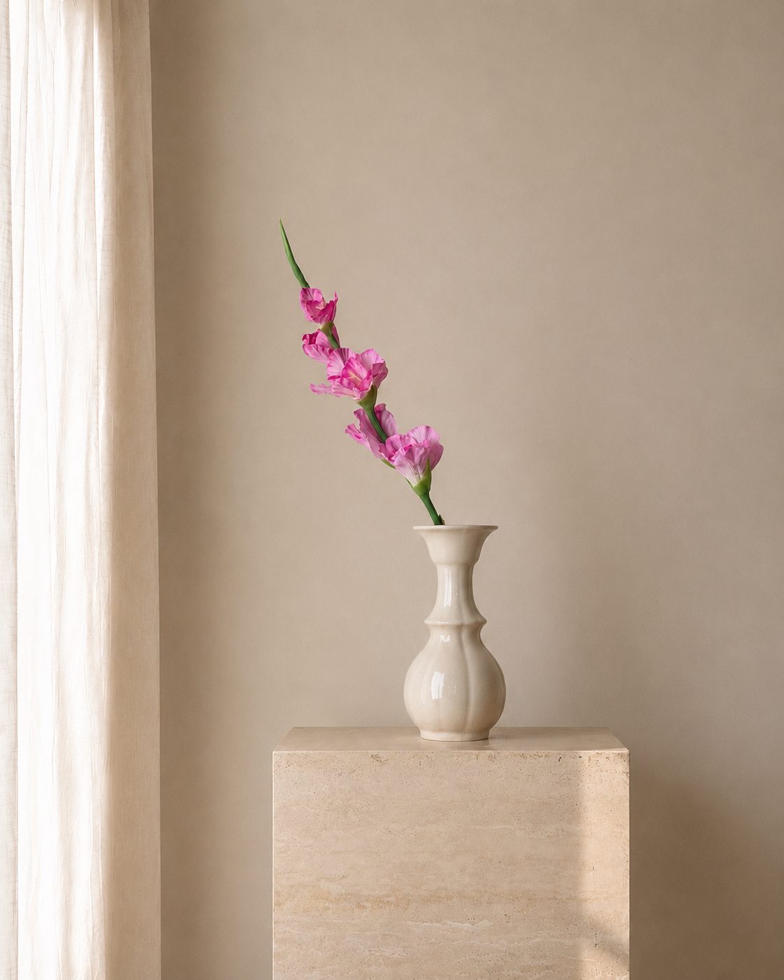 Cerise Gladiolus Stem