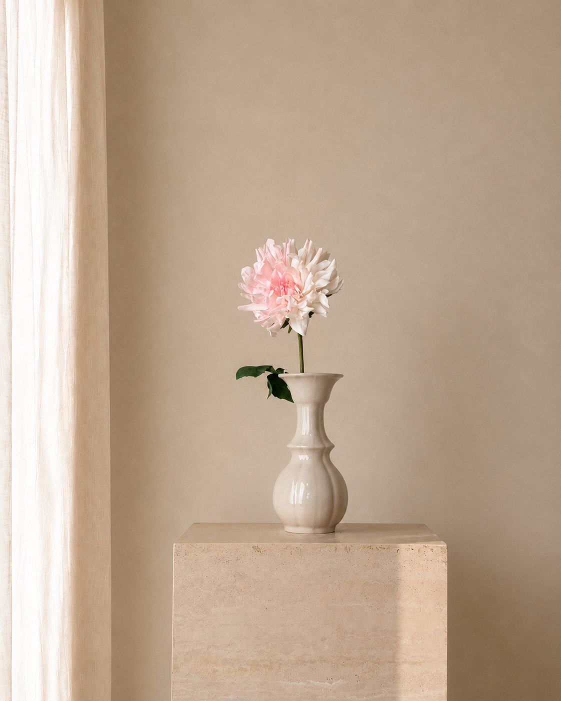 Blush Peony Atelier Vase