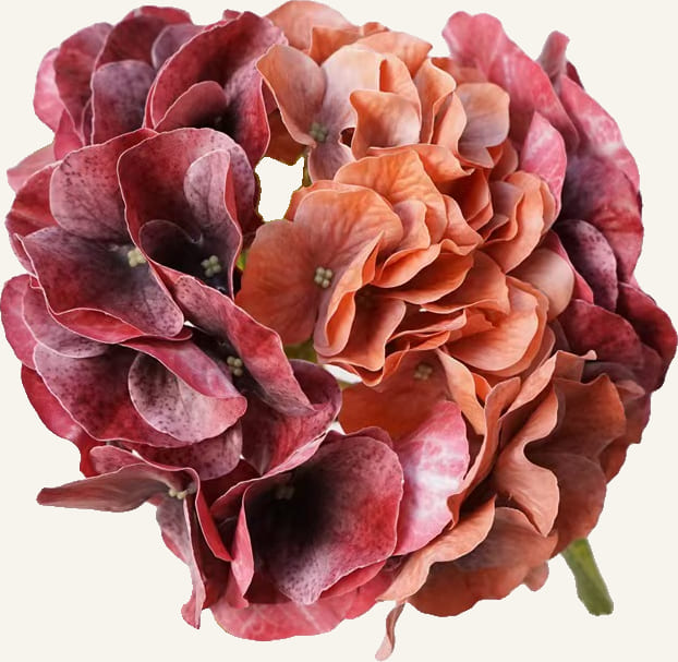 Mauve Hydrangea Petite Vase